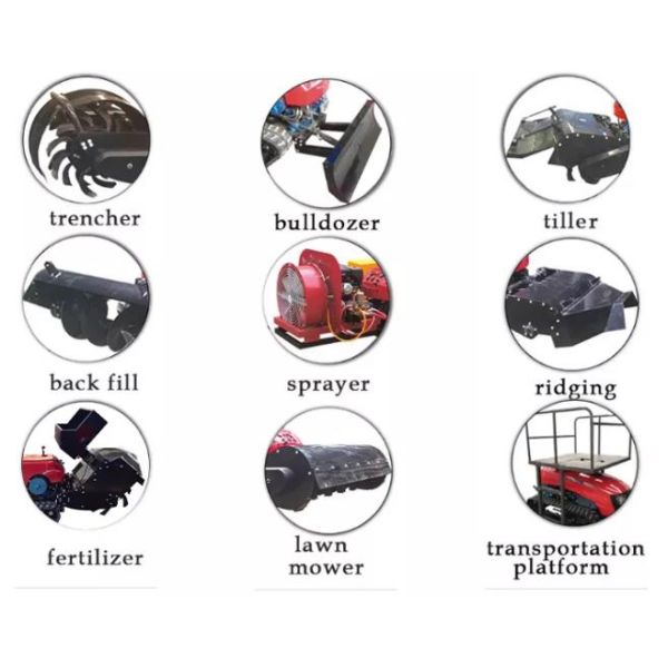 Multifunction Cultivator Tiller Remote Control