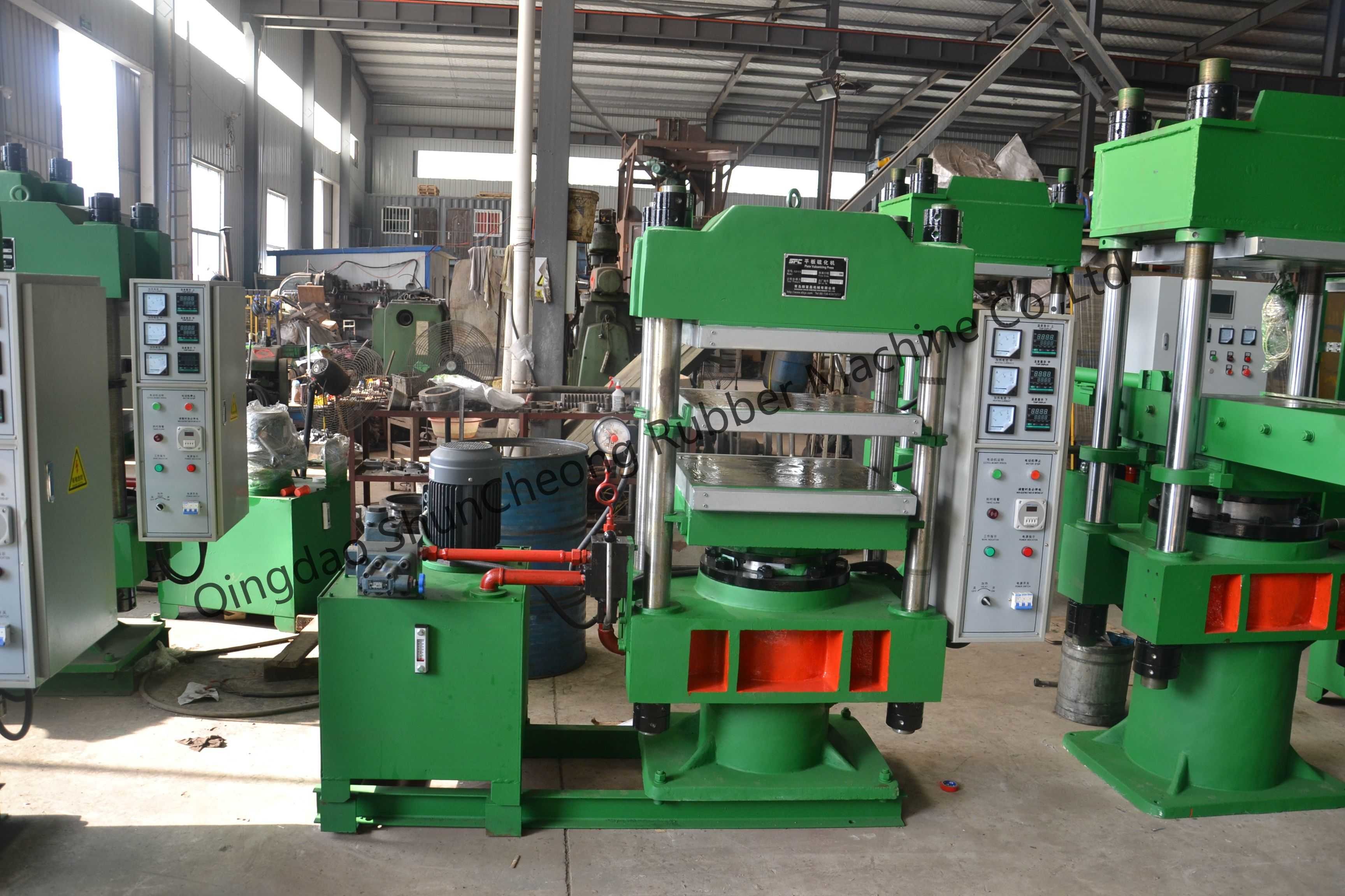 Rubber Sole And Oil Seal Making Machine / Heating Plate Vulcanizing Press