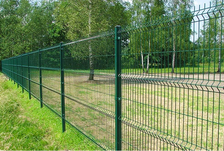 4mm Diamater 6 Ft Welded Wire Mesh Panels Pvc Coated Green Color Bend Sheet