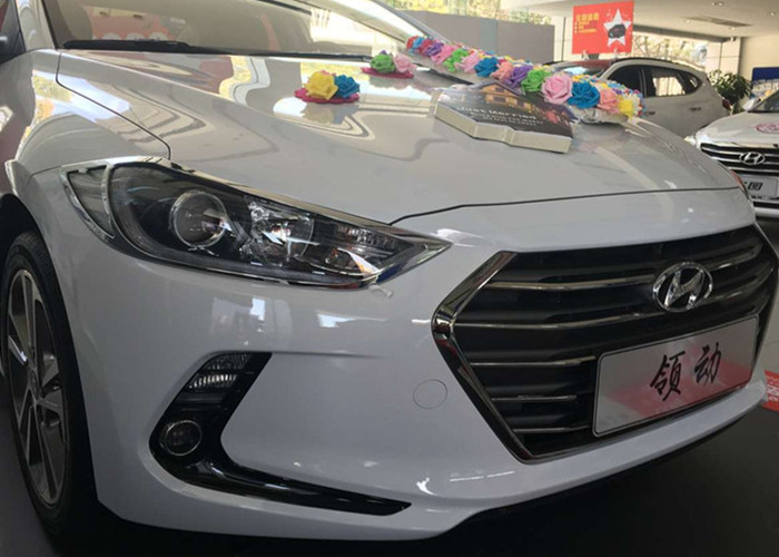 Auto Chrome Headlight Bezels And Tail Lamp Molding For Hyundai Elantra 2016 Avante