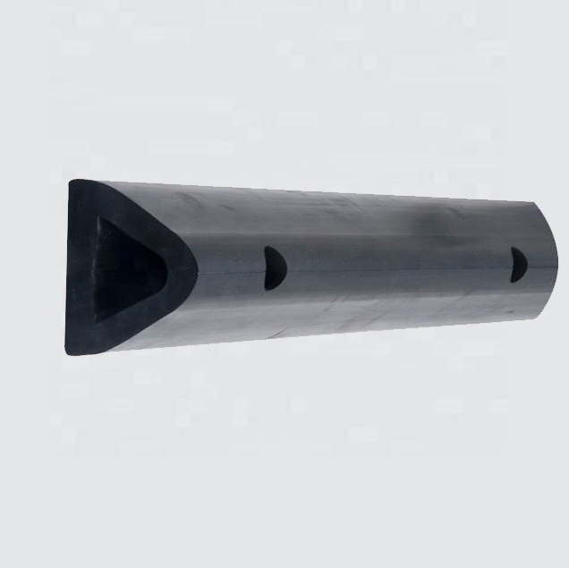 Customized D Type Rubber Fender Marine PVC Piling Bumper for Breakwater Construction
