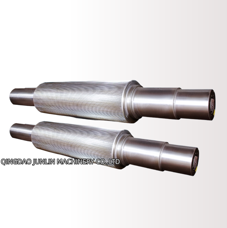 China Rubber Crusher Roller--- Chilled Cast Steel Welding Alloy on sale