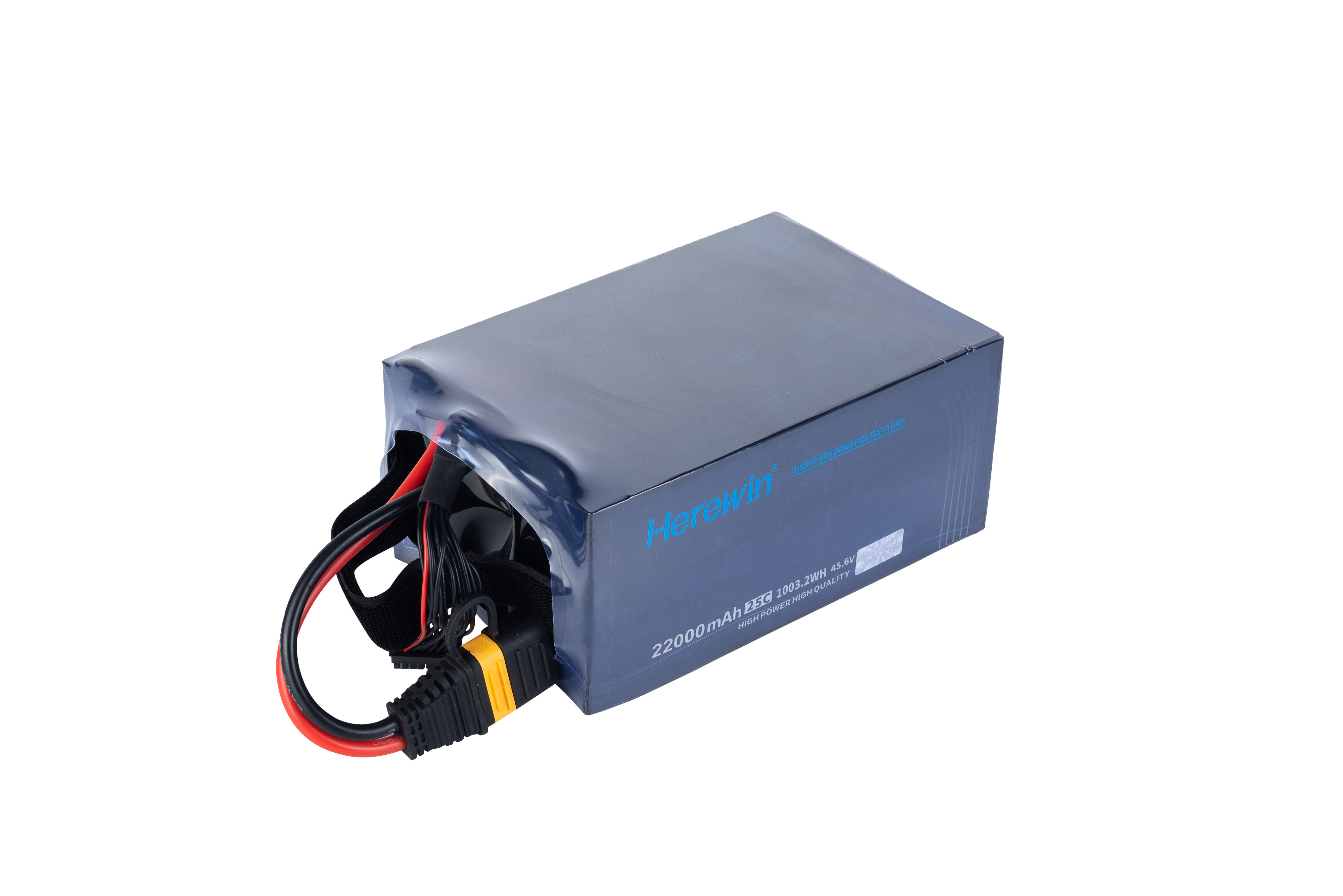 Herewin 12S 45.6V 22000mAh LiHv UAV Drone Battery 25C Soft Pack