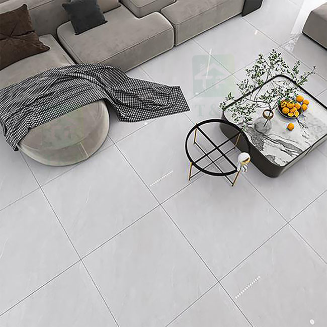 Grade 3A High Glossy Porcelain Tiles Full Body Polished Glazed Tiles 600X600mm