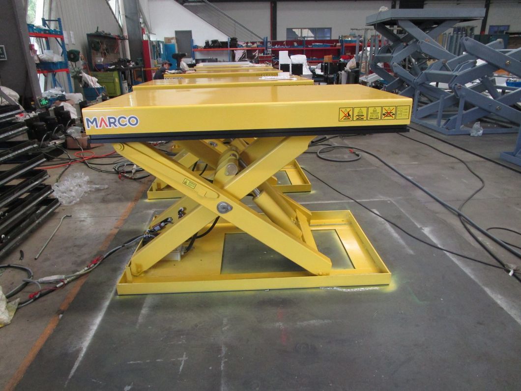 1000kg Marco Hydraulic Single Scissor Lift Table with Hoyer Motor and Bucher Pump