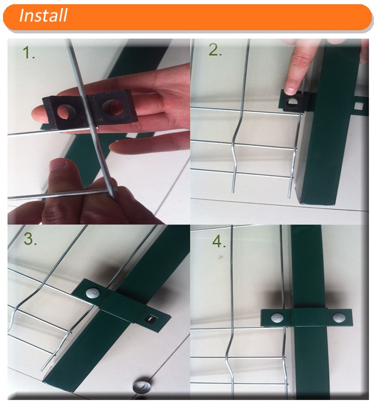 manufacture 3d wire mesh fence 1830mm x 2500mm mesh opening :50mm x 200mm diameter 5.00mm