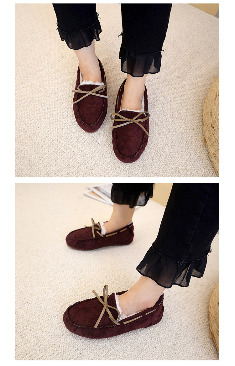 Autumn And Winter Pregnant Plus Size Shoes , Thick Plush Warm Cotton Soft Bottom Shoes