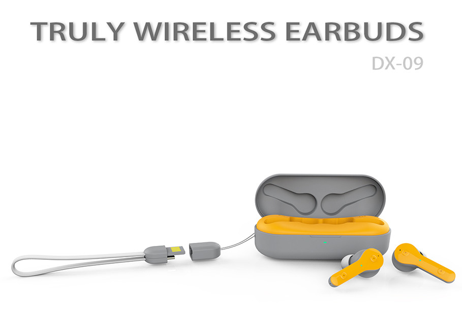 HiFi Sound V5.0 Wireless Bluetooth Earphones , Charging Box Bluetooth Sports Earphones