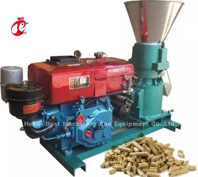 200kg/H Small Rabbit Fish Chicken Animal Feed Pellet Mill Equipment Ada