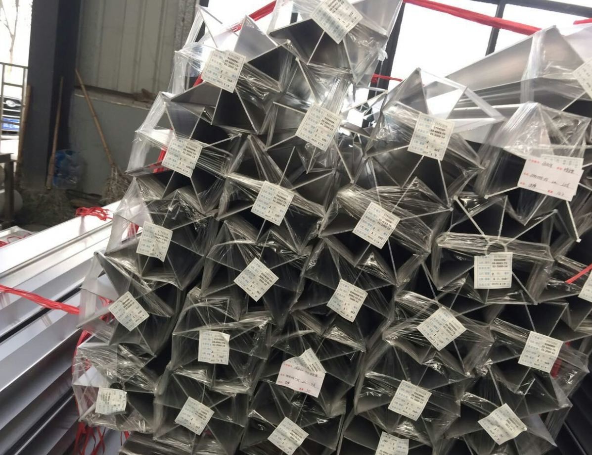 High Strength 7075 Alum Extrusion Profile Light Weight Used As Mortar Tail Fin
