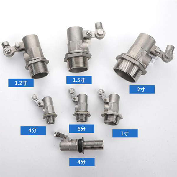 Ss304 / Copper Water Tank Spare Parts No Rustwater Level Control Valve