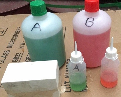 High Strength Fast Epoxy Resin Modeling Green Adhesive 2kg Sets Package