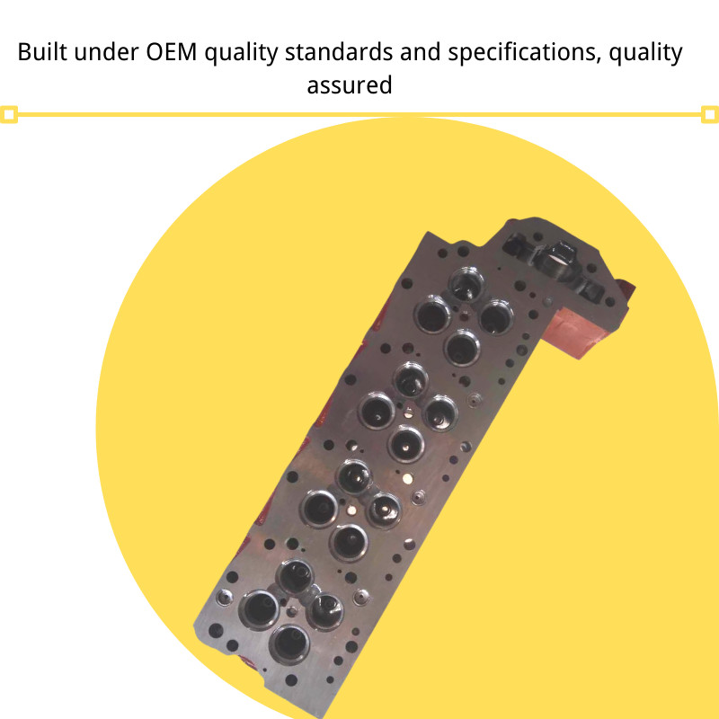 J05E Engine Cylinder Head For Excavator SK200-8 SK210-8 SK250-8 SK260-8 Parts