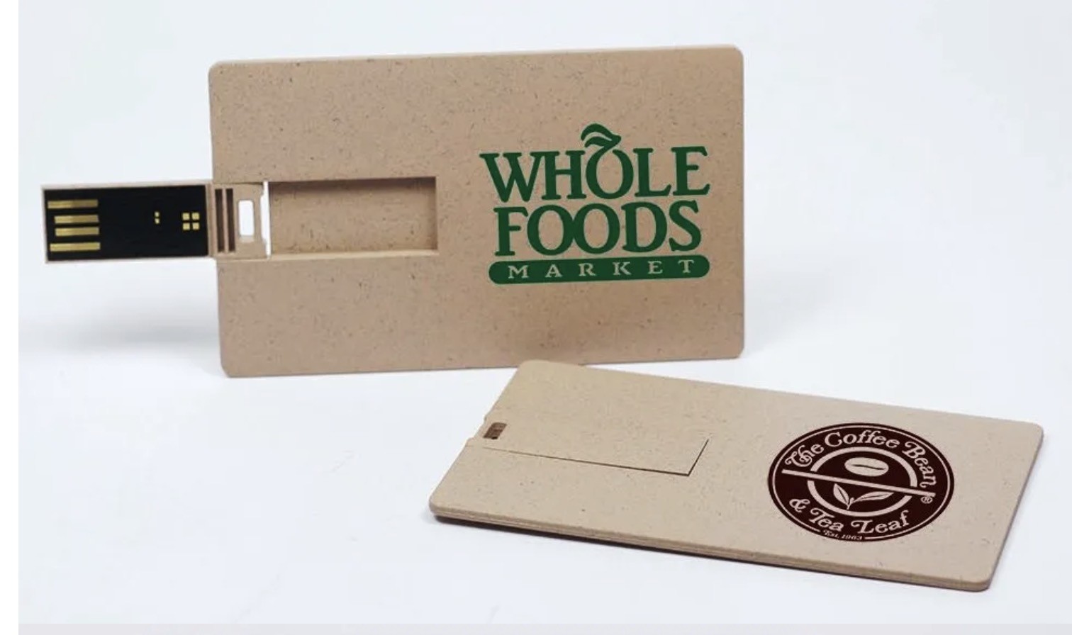 Recycled Biodegradable Credit Card Flash Drive Business Credit Card USB Flash Drive Easy to Carry