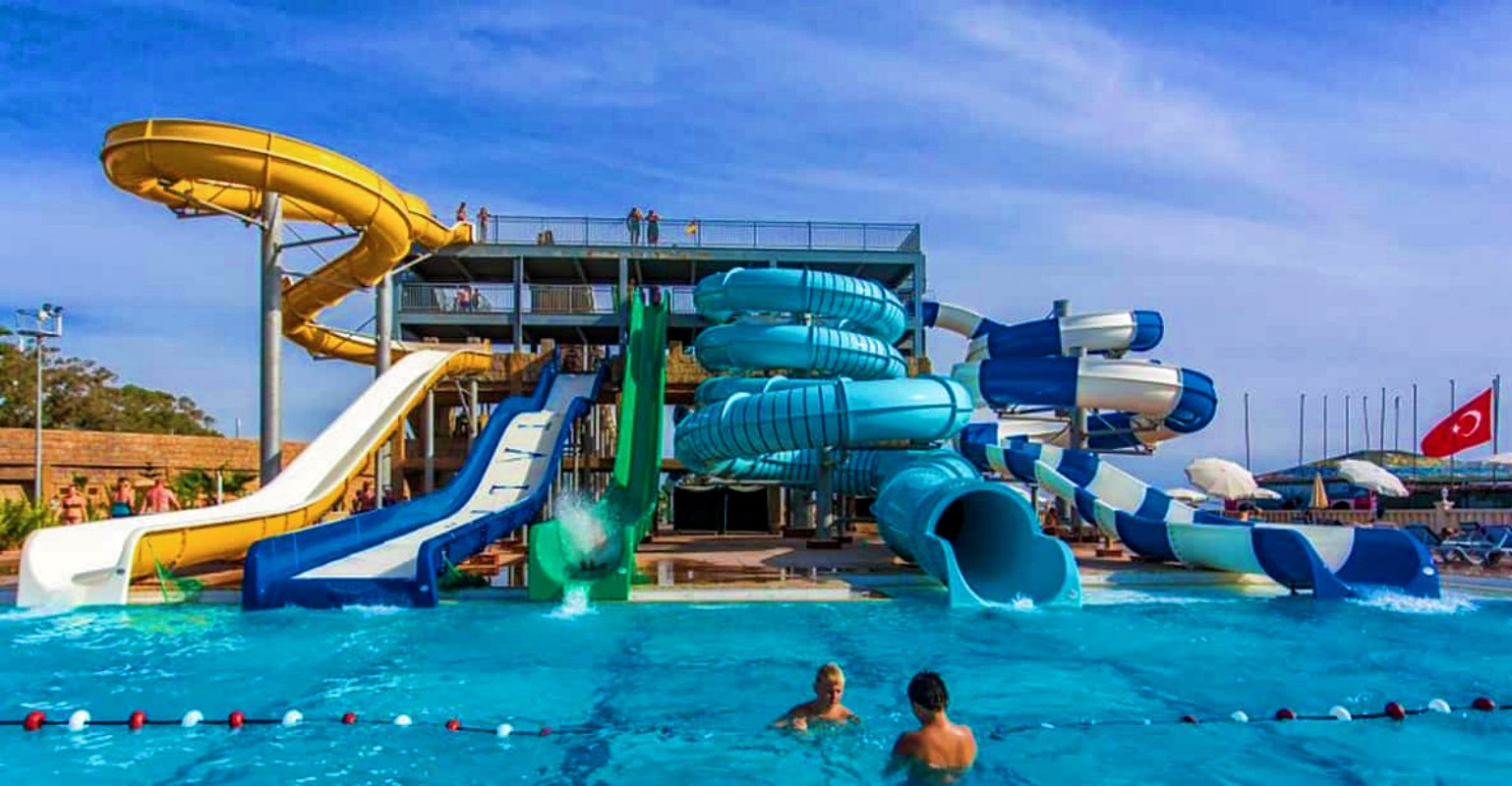 ODM Water Park Kids Amusement Games Ride Fiberglass Slide Set for Outdoor Swimming Pool