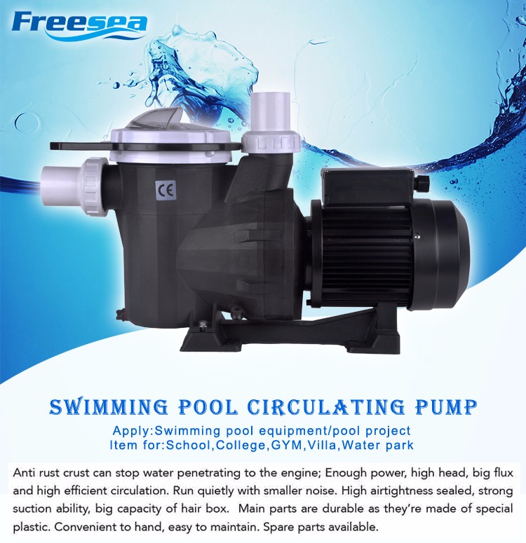 High Pressure Self Priming Circulation Pump For Pool Fqt-300 Easy Maintenance