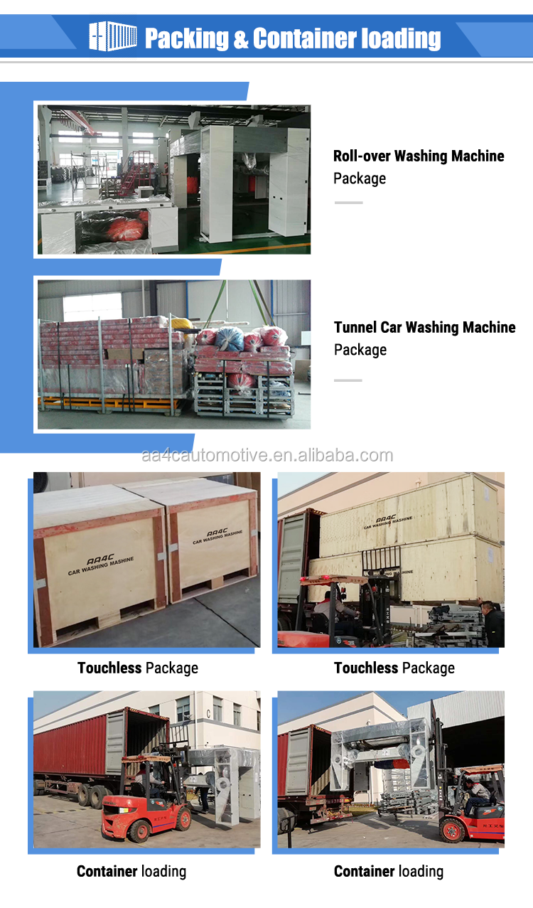 AA4C Touchless Car Washing Machine Automatic Car Washing Machine Contactless Car Wash 22KW In Thailand