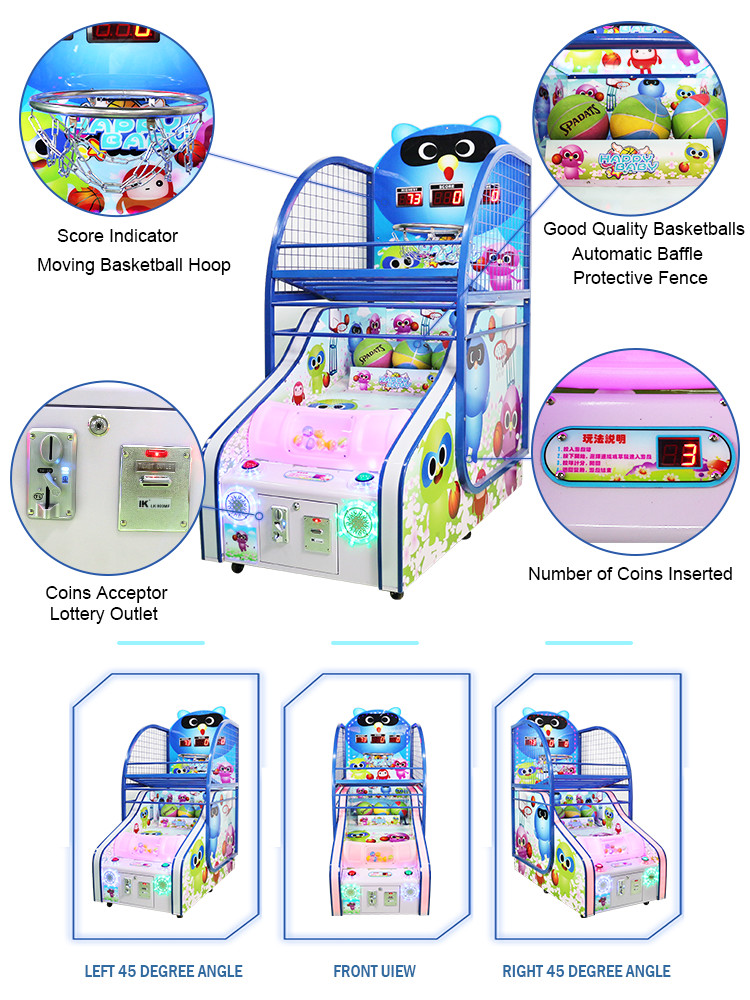 Kids Electronic Basketball Sports Game Machine Shot Trainer One Player Support