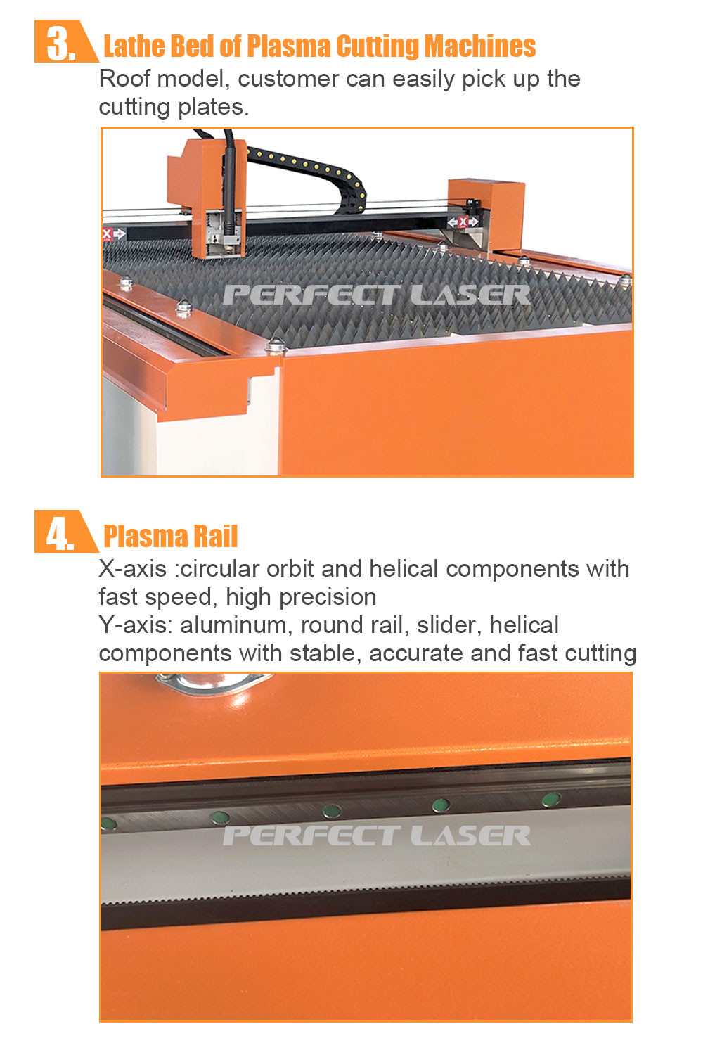 High Precision Plasma Cutting Machine Stainless Steel Fast Speed With Light Structure
