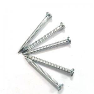 Buy cheap Grooved Shank Steel Concrete Nails Fastening Galvanized Concrete Wall Nails product
