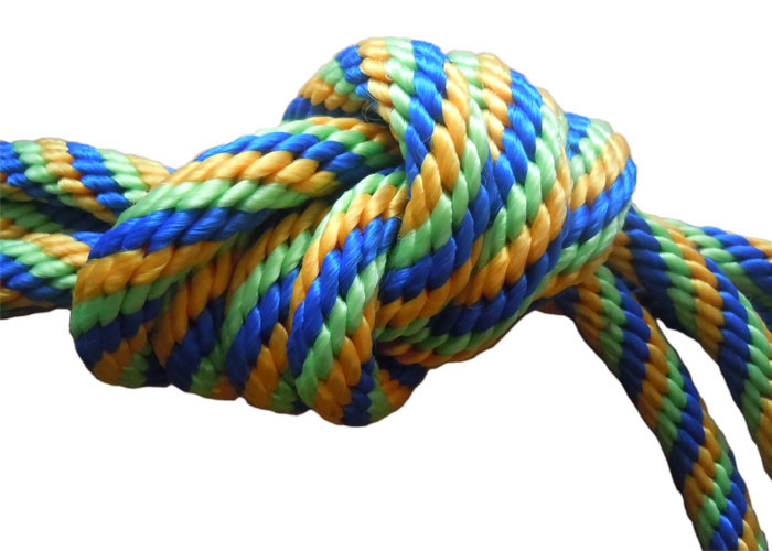 Multicolor Braided nylon / Polypropylene Non Elastic Tape Rope spandex fabric pulley