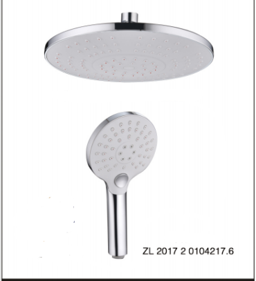 Chrome Finish Bathroom Shower Head With Universal Eco-Friendly Water Saving Spray