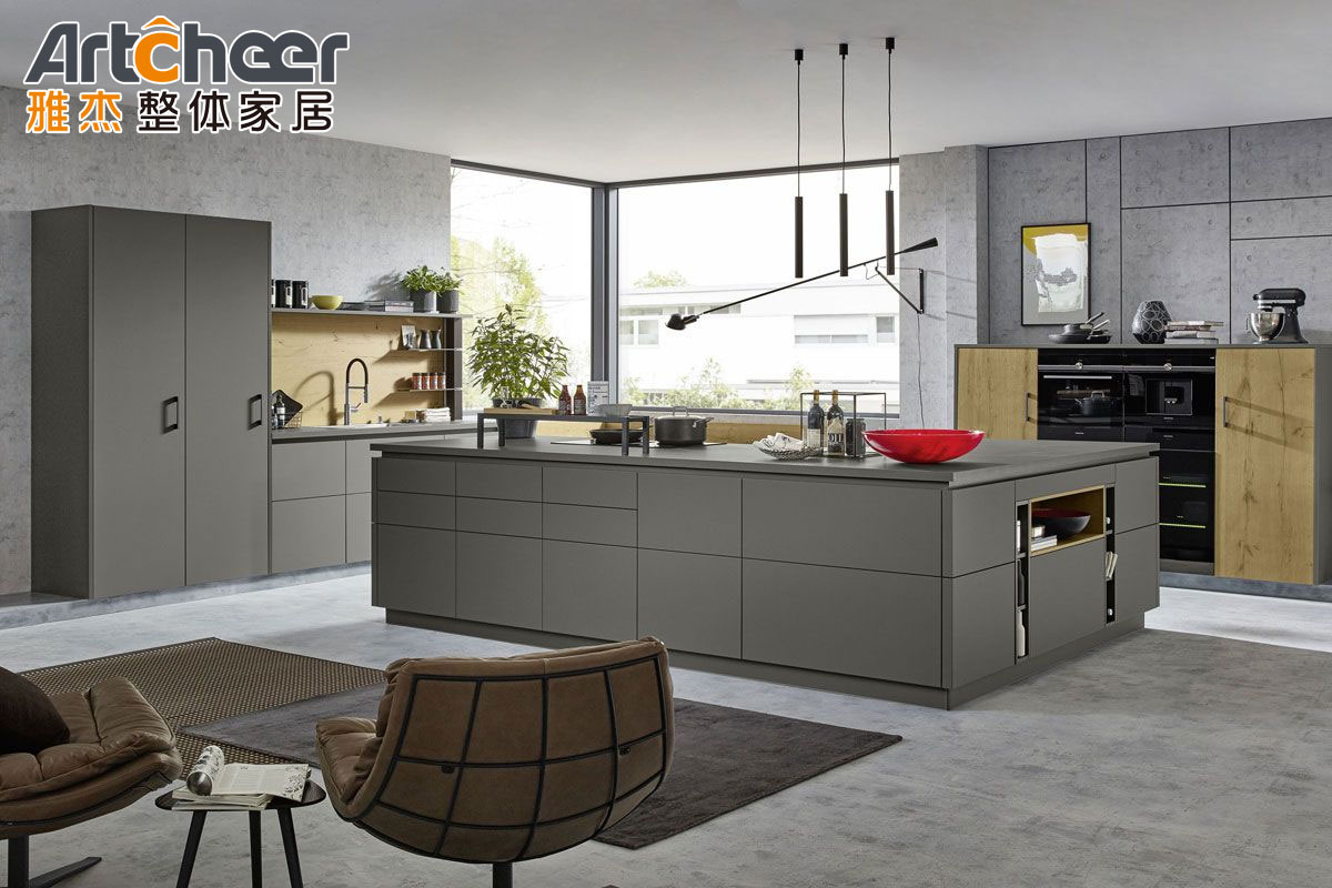 White Dahlia Kitchen Cabinet Furniture With Solid Wood Design In Indonesia