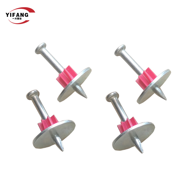 PE Cap Steel Cut Masonry Nails , Hardened Concrete Nails For Drywall