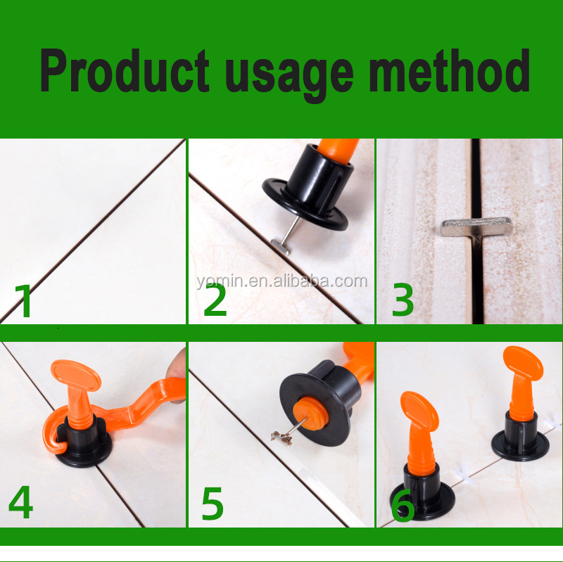 Wholesale Tools Recyclable Ceramic Tile Leveler Tile Levelling Plastic Wedges Spacer System