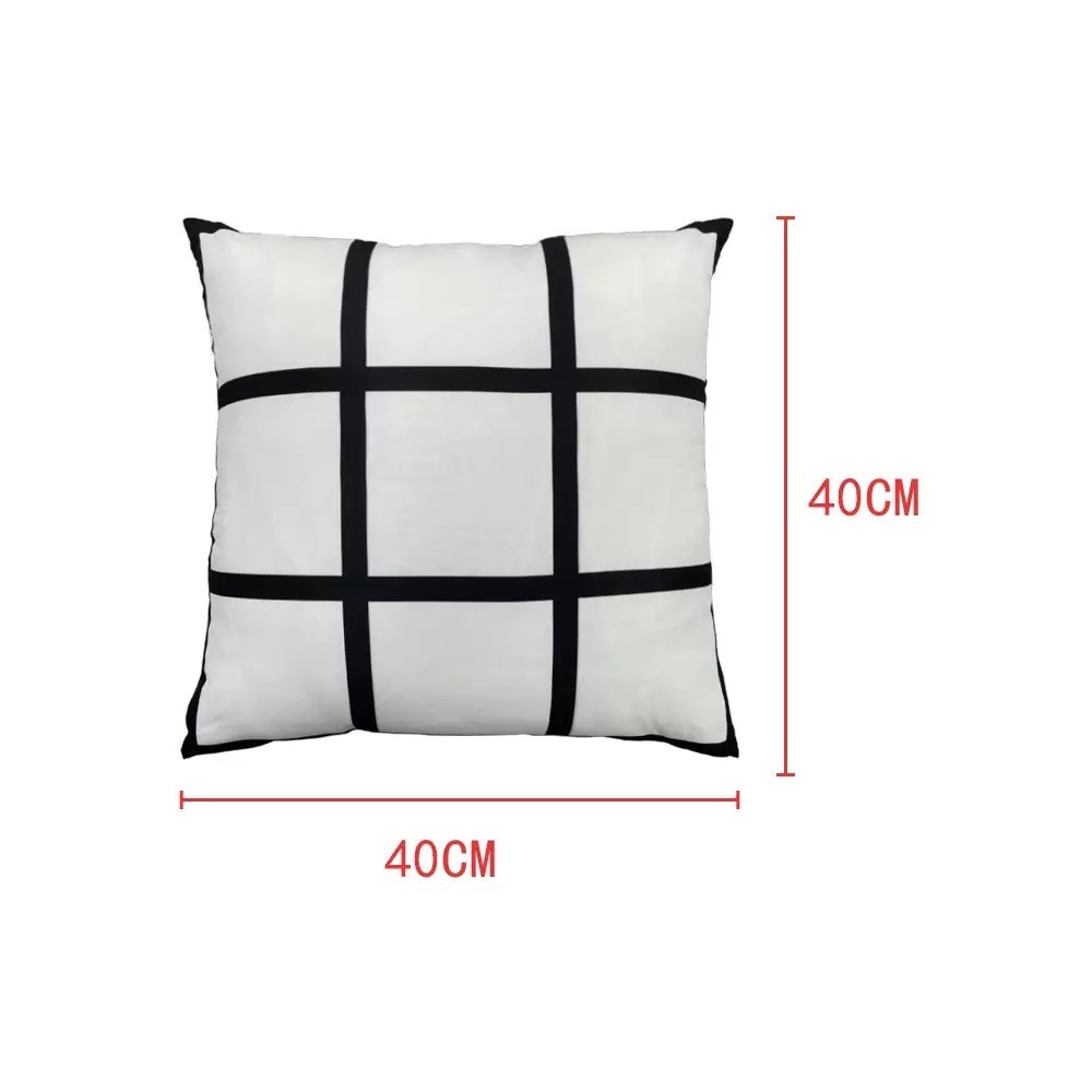 Polyester Blank Sublimation Pillow Cases 40*40cm Size Comfortable