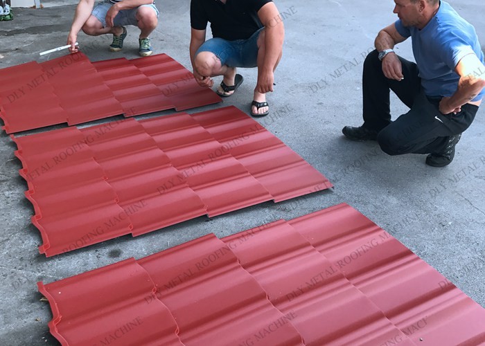 20M Roofing Sheet Roll Forming Machine Cr12 CE Roof Panel Roll Former