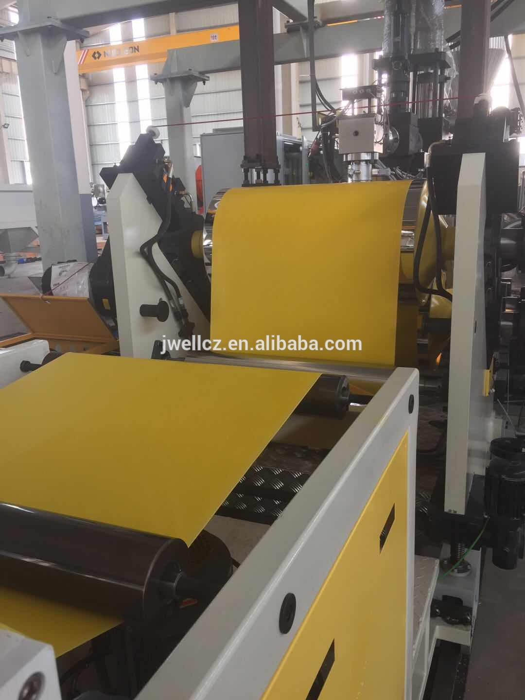 PLA Palsctic Pvc Ceiling Panel Making Machine With Electrical Cabinet