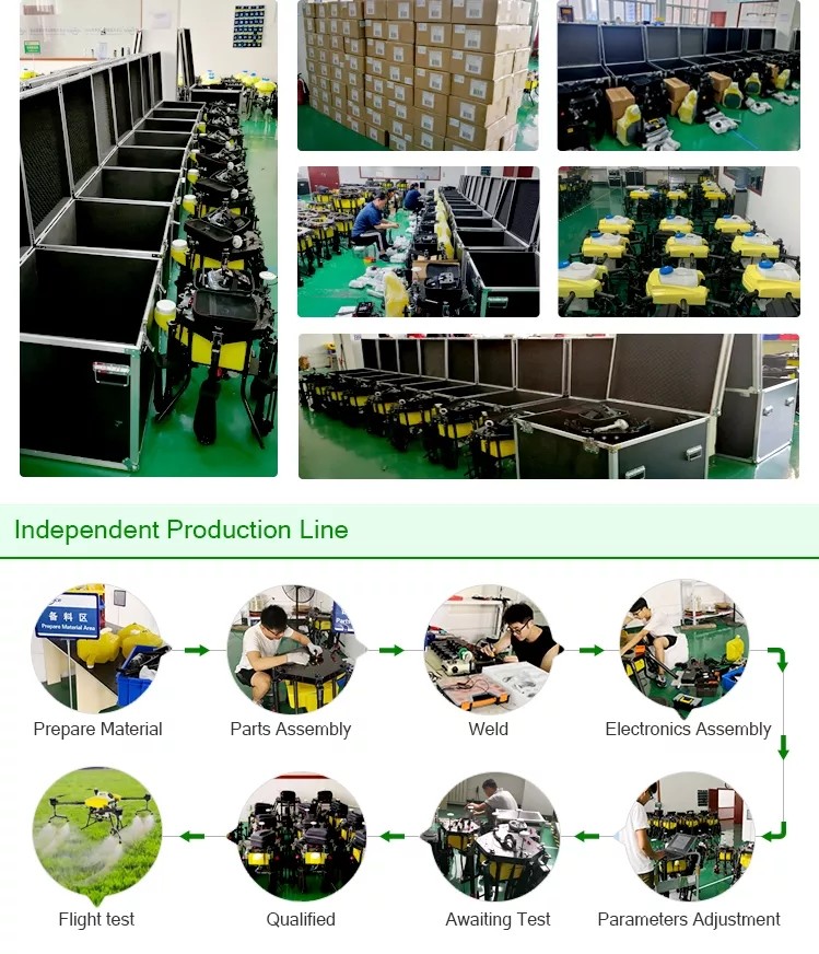 4 Axis Agricultural Spray Drone 16L Aircraft Mist Agriculture Farm Sprayer