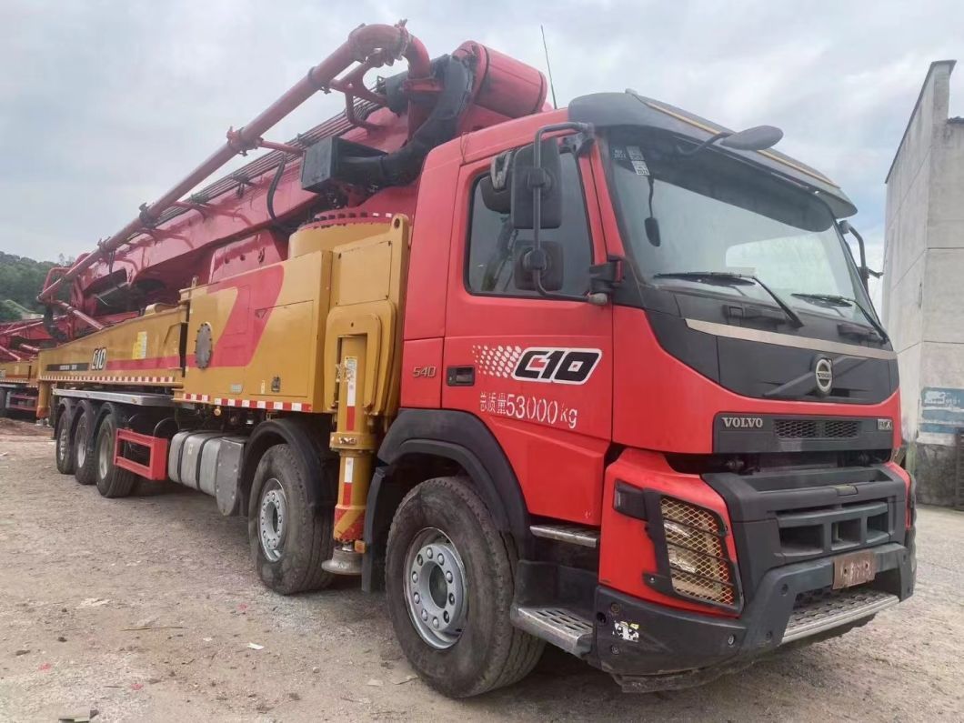 2020 Used Concrete Pump Truck 62m Volvo Chassis Truck Mounted Pump Construction Equipment