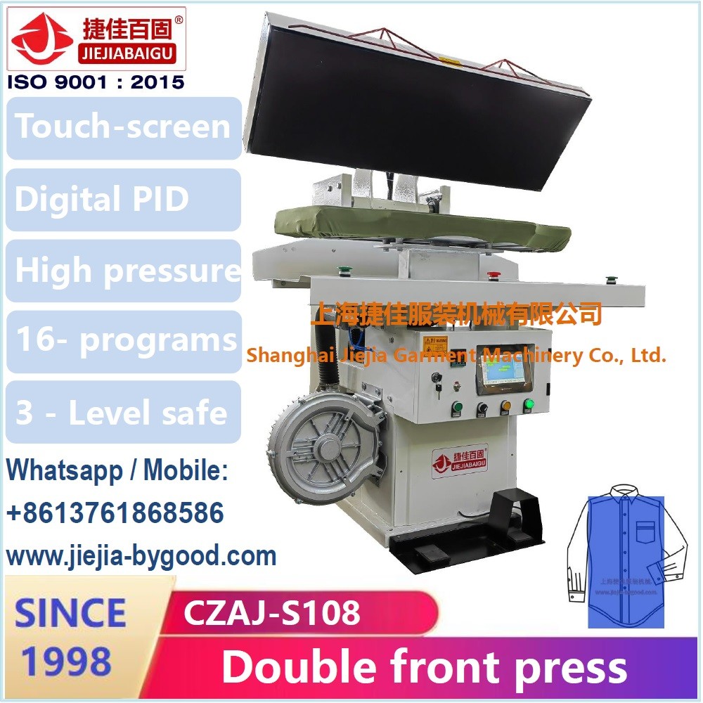 Laundry Pant Trousers Legger Press Machine Vertical Press Automatic Touch-screen Control System