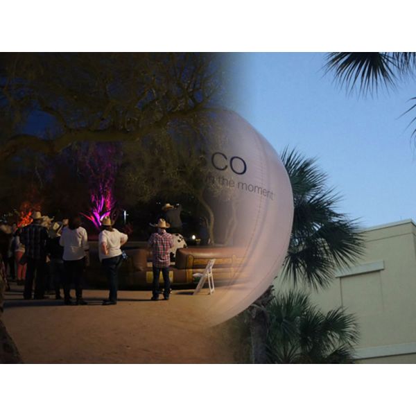 Illumination 800w Inflatable Balloon Light For Event Party Uplighting Decoration