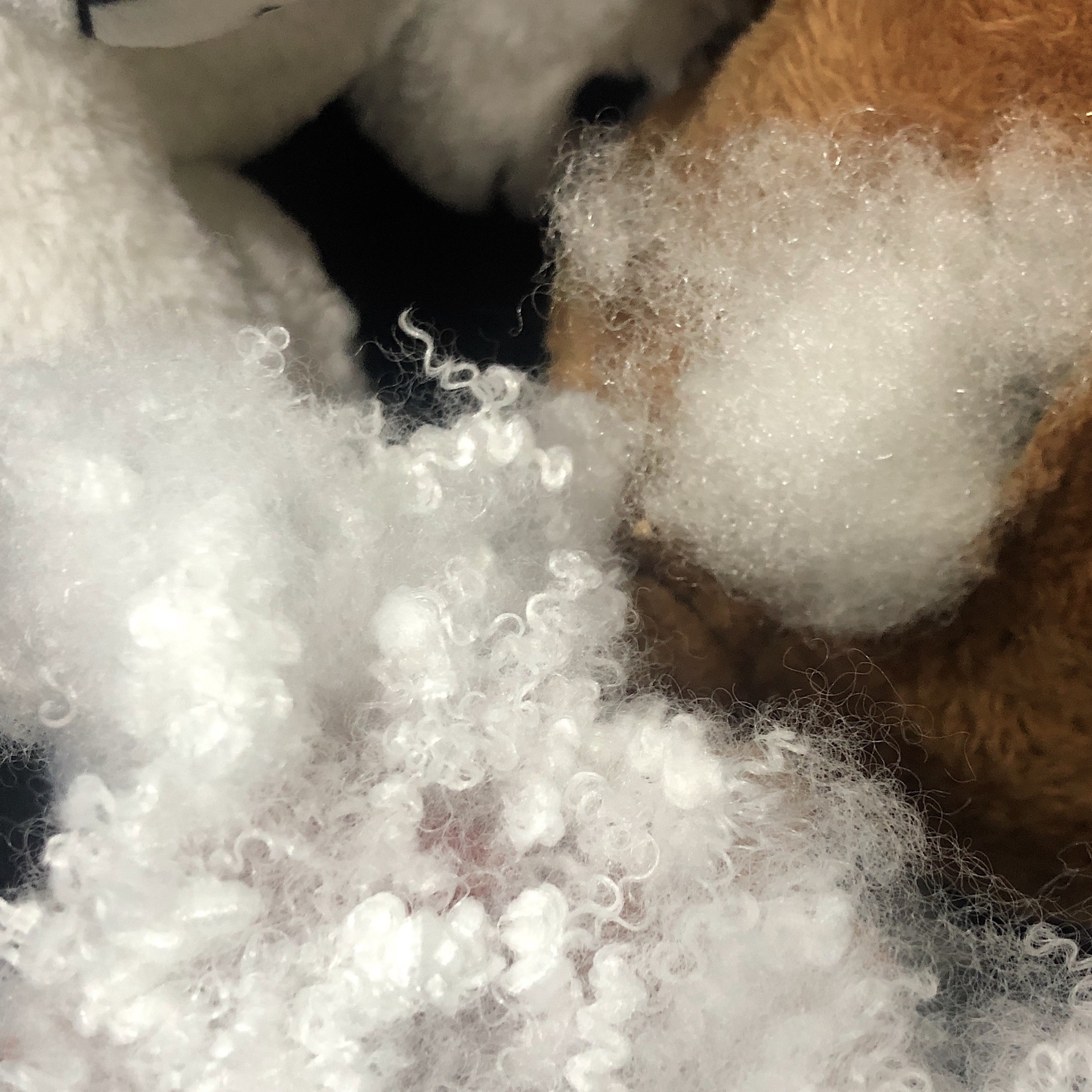 Virgin PSF HCS Polyester Staple Fiber For Filling Toys Abrasion Resistant