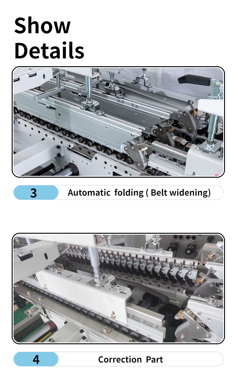 Cardboard Paper 200g-650g 6 Corners Folder Gluer Machine for 4 Corner Box Folding