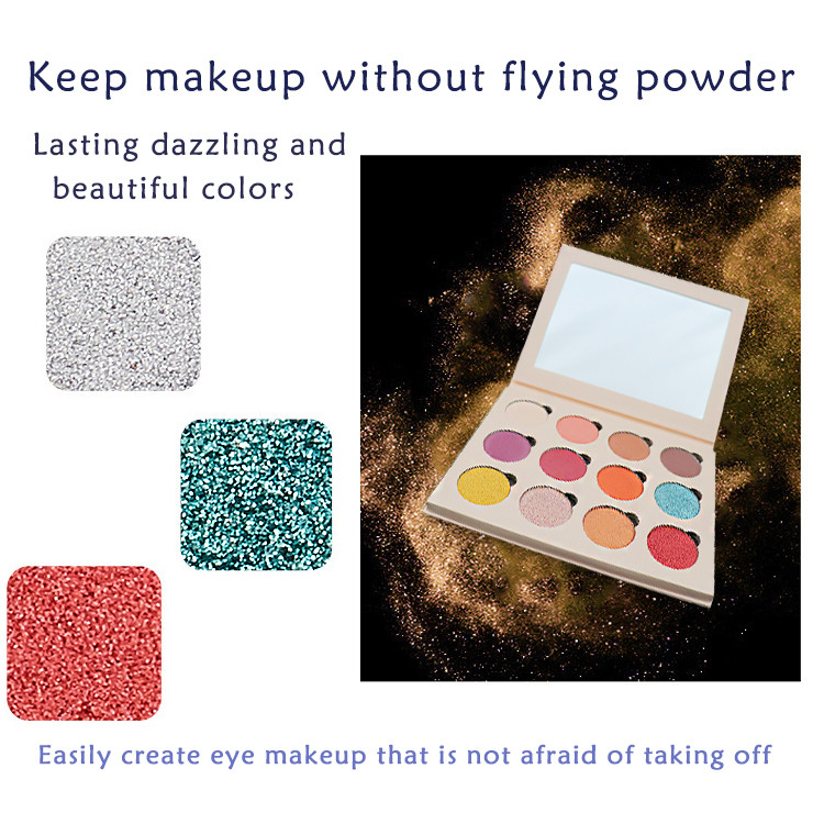 500pcs Dramatic ISO Mineral Makeup Eyeshadow Palette 16.2*12.3*3.3cm