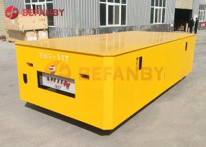 Buy cheap Steerable Automated Trackless Transfer Cart 50 Ton product
