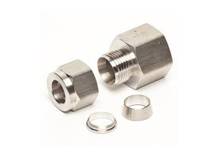 SAE/MS Straight Thread Compression Tube Fittings Straight Male Connectors