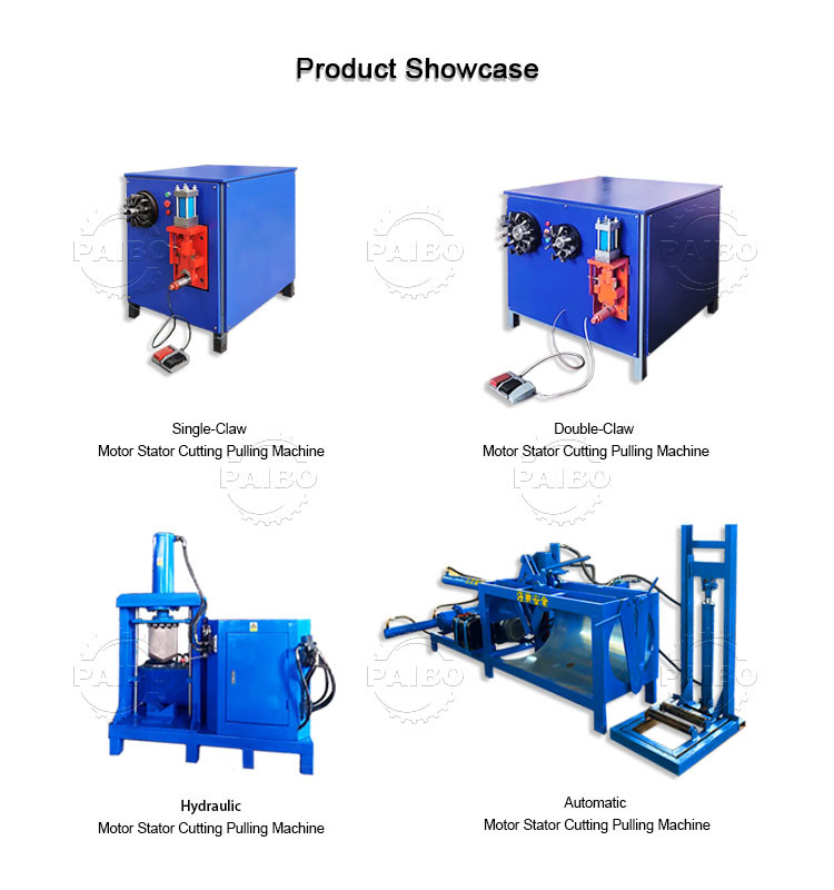 2025 Design Consumption Automatic Motor Wrecker Machine for Car Motor Stator Recycling