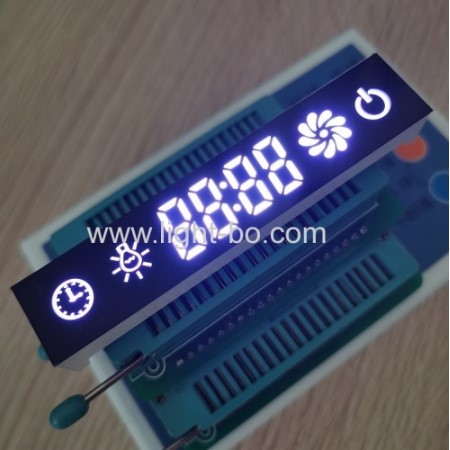 Customized Blue/Green/Red 7 Segment LED Display Module For Kitchen Hoods Control Switch