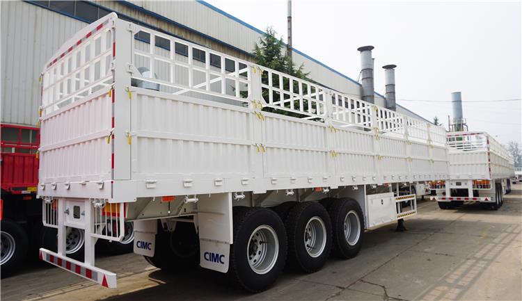 Animal Cattle Transport 3 BPW Axle 40ft Fence Semi Trailer
