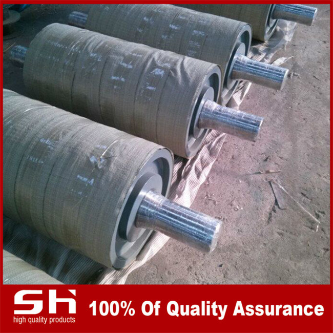 Dustproof 1250mm Dia Conveyor Drum Pulley Smooth Steel Surface