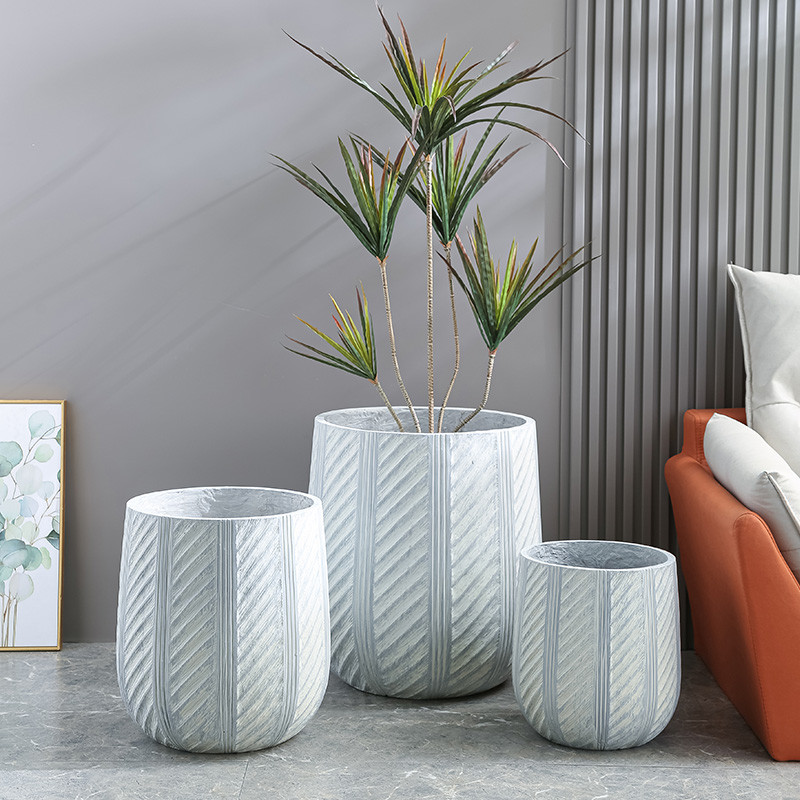 Customed Fiber Clay Planter