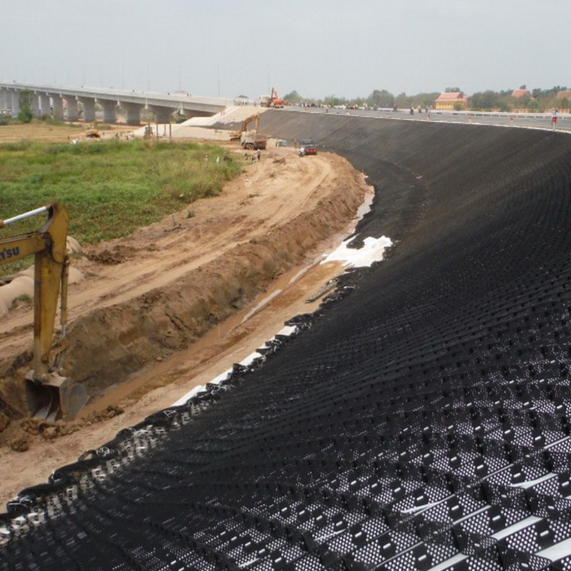 ODM flexible Geocelda Hdpe Geocell Fabric Soil Stabilizer