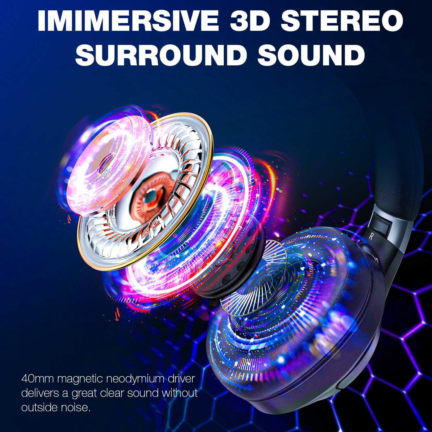 Ergonomic Inline Controller PC Gaming Headset Onkuma K15 Pro DC5V