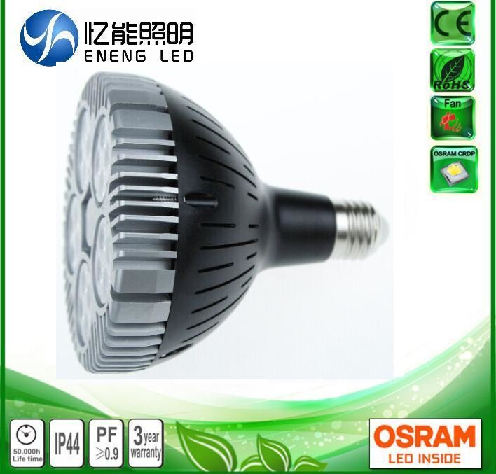 AC220V AC110V 60W dimmable E27 led par38 light led par38 lamp with OSRAM 3030 leds Replace 120W metal halide