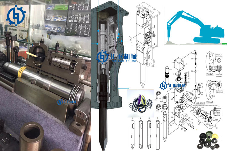 Excavator Hammer Parts Pedal Valve For Crawler Digger Attachment Option